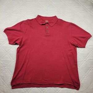 Cabela's 100% cotton heavy weight red Polo shirt size XL Reg